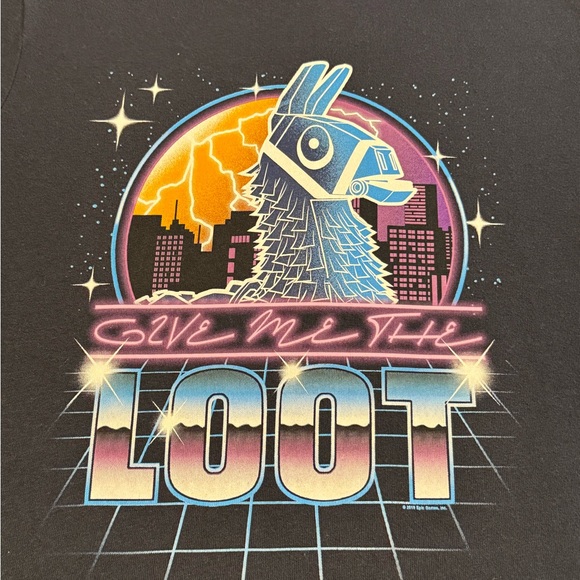 Abercrombie Kids Fortnite T-Shirt - Size 15/16 - Picture 4 of 16